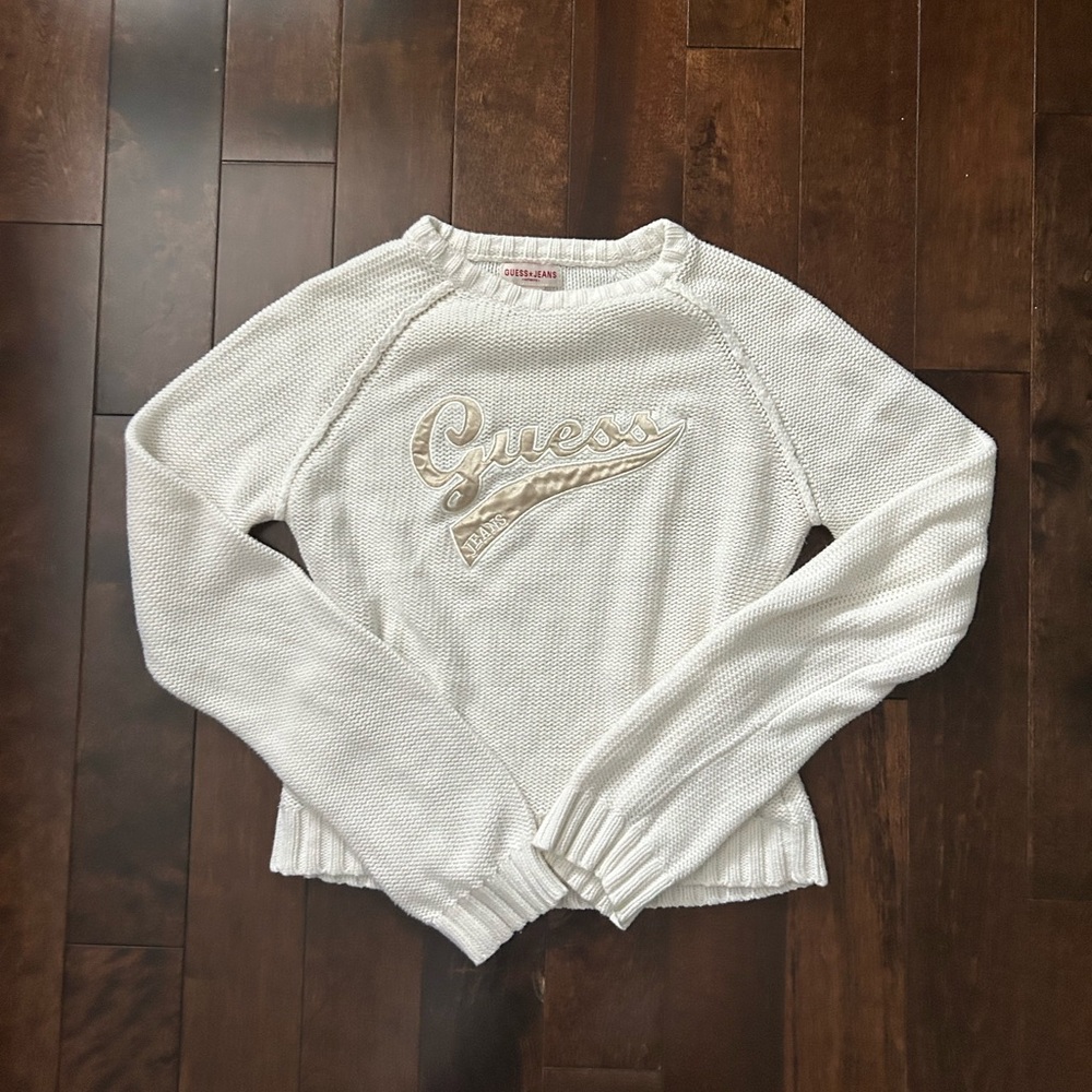 Guess Cream Knit Sweater